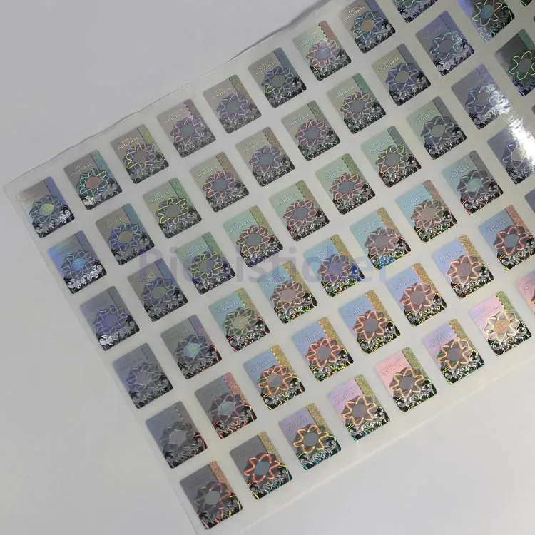 Kırık boşluk etiketi mühür